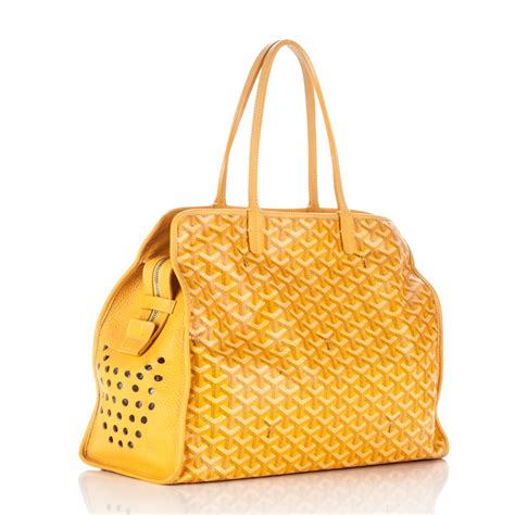 goyard dog purse